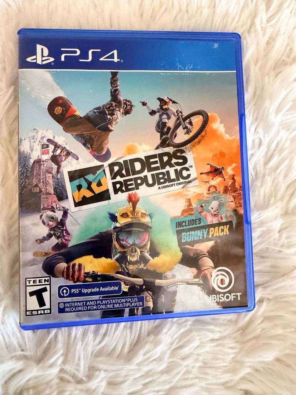 Riders Republic PlayStation 4 PS4 Game with Bunny Pack